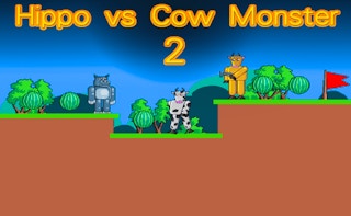Image Hippo vs Cow Monster 2