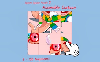 Image Square jigsaw Puzzle 2 - Assemble Cartoon