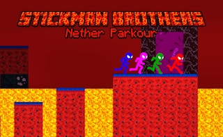 Image Stickman Brothers Nether Parkour